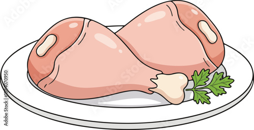 Raw Chicken Drumsticks