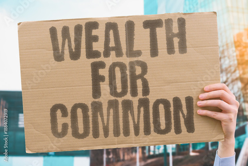 Photos "Wealth For Common" Resources for collective benefit