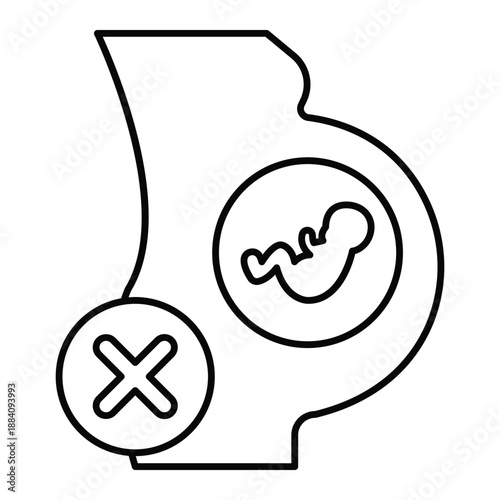 Maternity Icon Vector Icon which can easily modify or edit