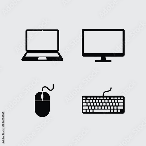 computer icon set