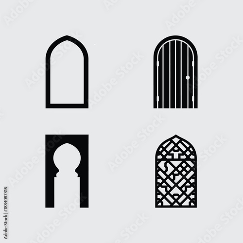 set of windows
