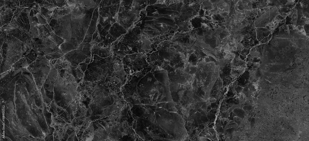 Obraz premium black marble stone texture, natural background