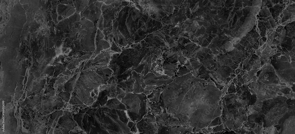 Obraz premium black marble stone texture, natural background