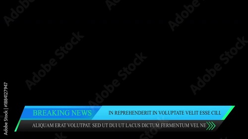 Lower Third Live Breaking News