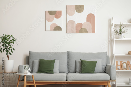 Interior of stylish living ...