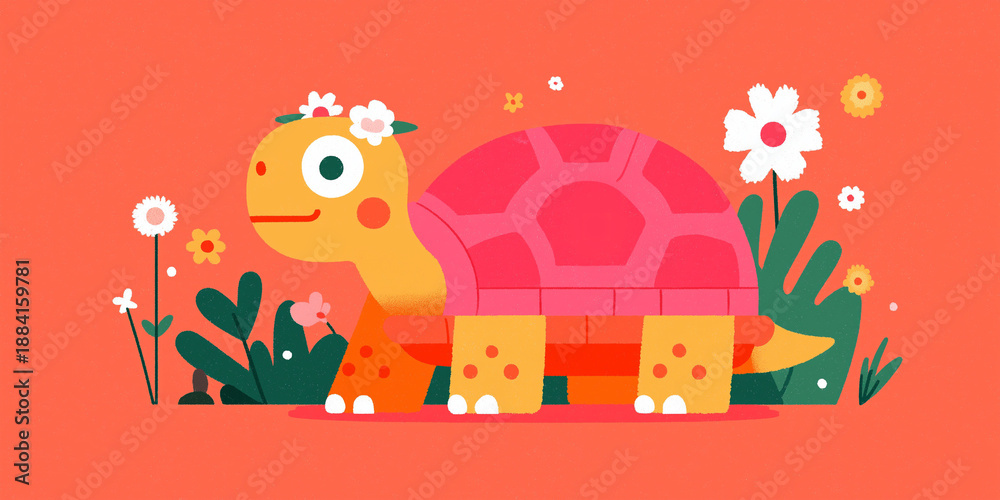 Naklejka premium Turtle