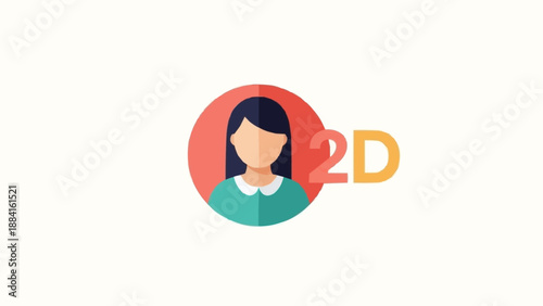 Woman Avatar Profile Cartoon Character.