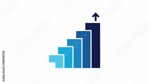 Increasing Business Growth Chart Graph.