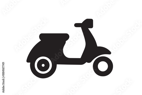 Pulley Setup Icon – Minimal Silhouette Vector of Dual-Mass Physics System with Triangular Frame