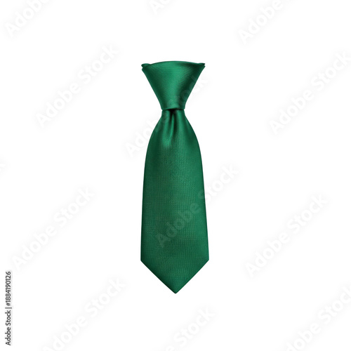 Formal Green Tie onTransparent background