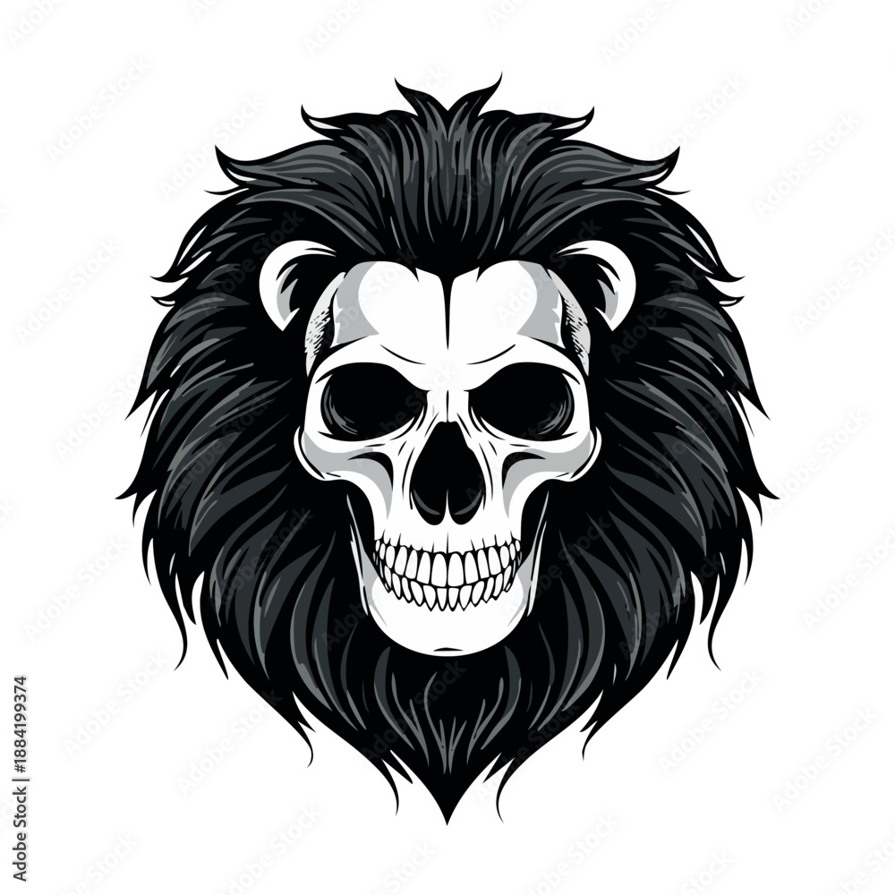 Fototapeta premium skull with sword