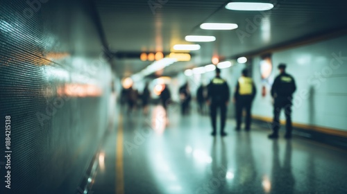 Wallpaper Mural Security personnel tunnel Torontodigital.ca