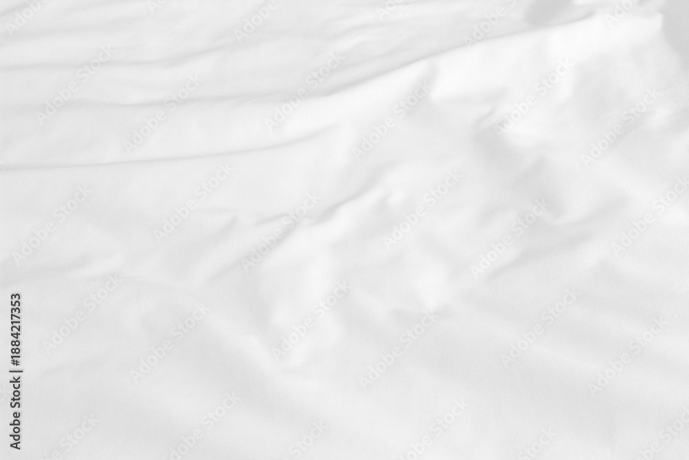 Fototapeta premium white bedding sheets texture for background