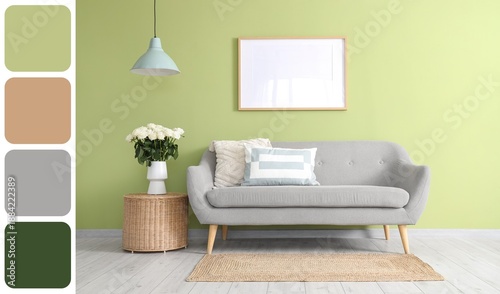 Interior of living room wit...