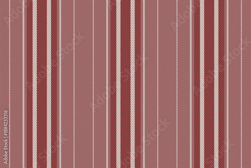Dreamy background stripe texture, wrapping lines seamless vector. Crawing textile vertical pattern fabric in pastel and red colors.