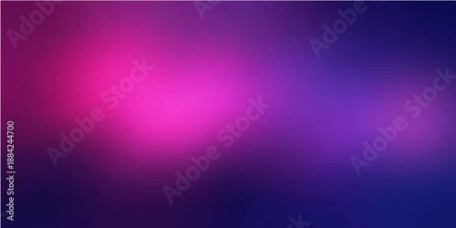 An abstract purple and pink background design features glowing wave lines and bright bokeh texture to create a dynamic technology motion backdrop with space for text in a dark blue vector art style