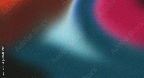 Schilderij op canvas Abstract depiction of light and color blending with a central bright stream