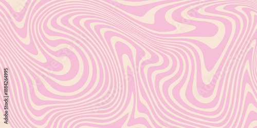 Pink candy pattern background. Abstract vector melted caramel texture. Strawberry cream swirls. Liquid mousse background. Psychedelic trippy raspberry ice cream.