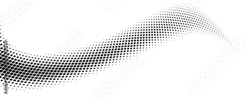 Dotted halftone gradient texture. Vanishing polka dot background. Repeating dots gradation pattern background. Black fading comic pop art