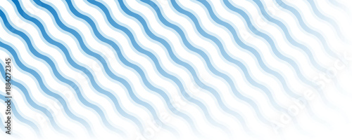 Seamless Wave Pattern, Hand drawn water sea vector background. Wavy beach print, curly grunge paint lines, watercolor stripes