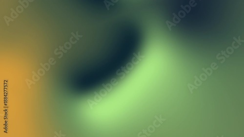 Colorful gradient color liquid motion on black screen. Luxury fluid motion animation especially for creamy orange and green beauty advertising. 