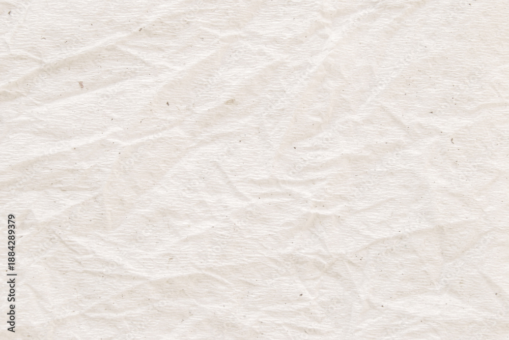 Obraz premium A sheet of a creased recycled tissue paper texture as background