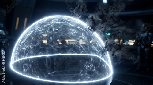 A mesmerizing sci-fi shield...