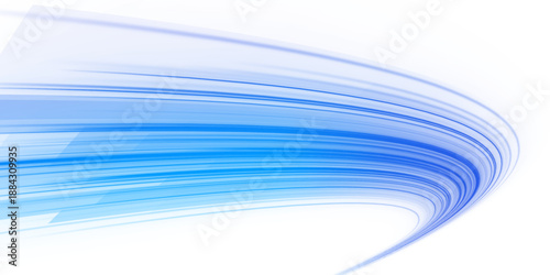 Light blue speed track flows smoothly with cool neon glow, soft luminous gradients, and clean motion blur that emphasizes speed and futuristic movement. PNG