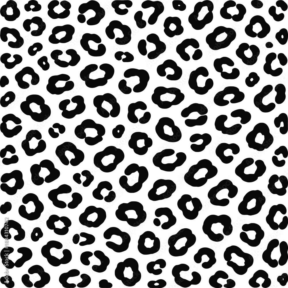 Fototapeta premium Abstract Leopard Animal Pattern