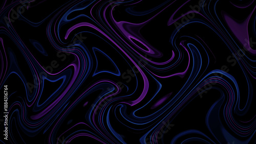 Photos Sophisticated abstract background with interlocking purple and blue liquid swirl