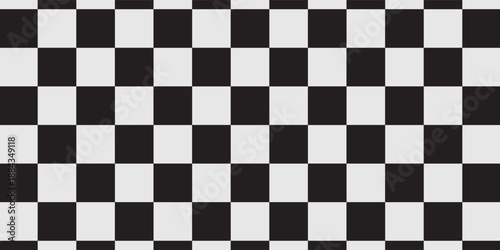 Black and white checkered pattern, Checkerboard seamless pattern
