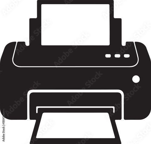 printer icon vector illustration
