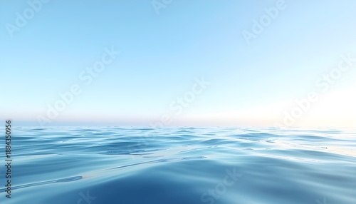 “Soothing Ocean Blur Background”