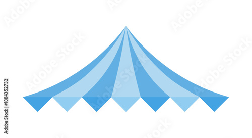 Blue Triangle Market Tent Material