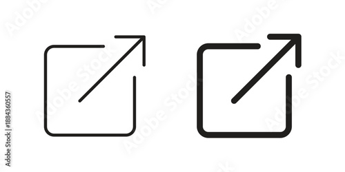 Export icon suitable vector symbol for graphic design, logo, web site, social media