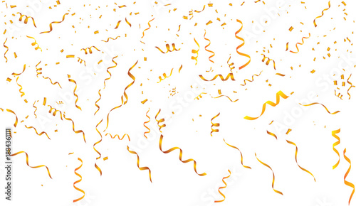 Sparkling gold glitter confetti illustration for beauty product marketing and glam