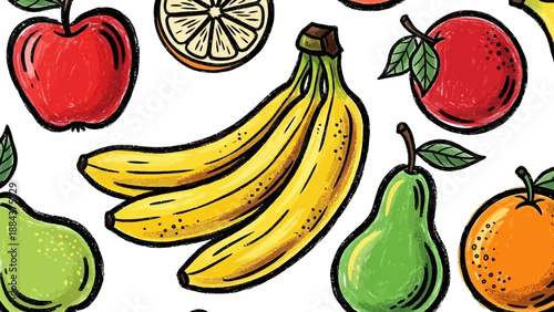 Bunch of Yellow Ripe Bananas.