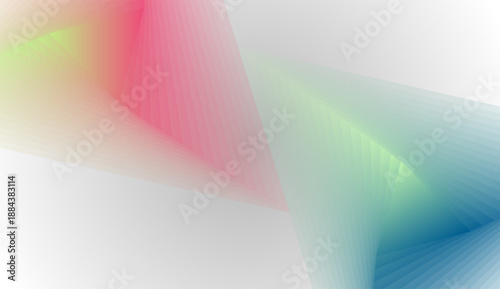 Colorful hi-tech geometric minimal abstract background with glossy triangular elements. Vector design