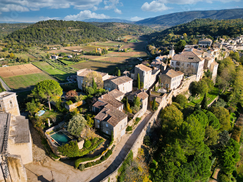 The village of Ménerbes in Provence, France