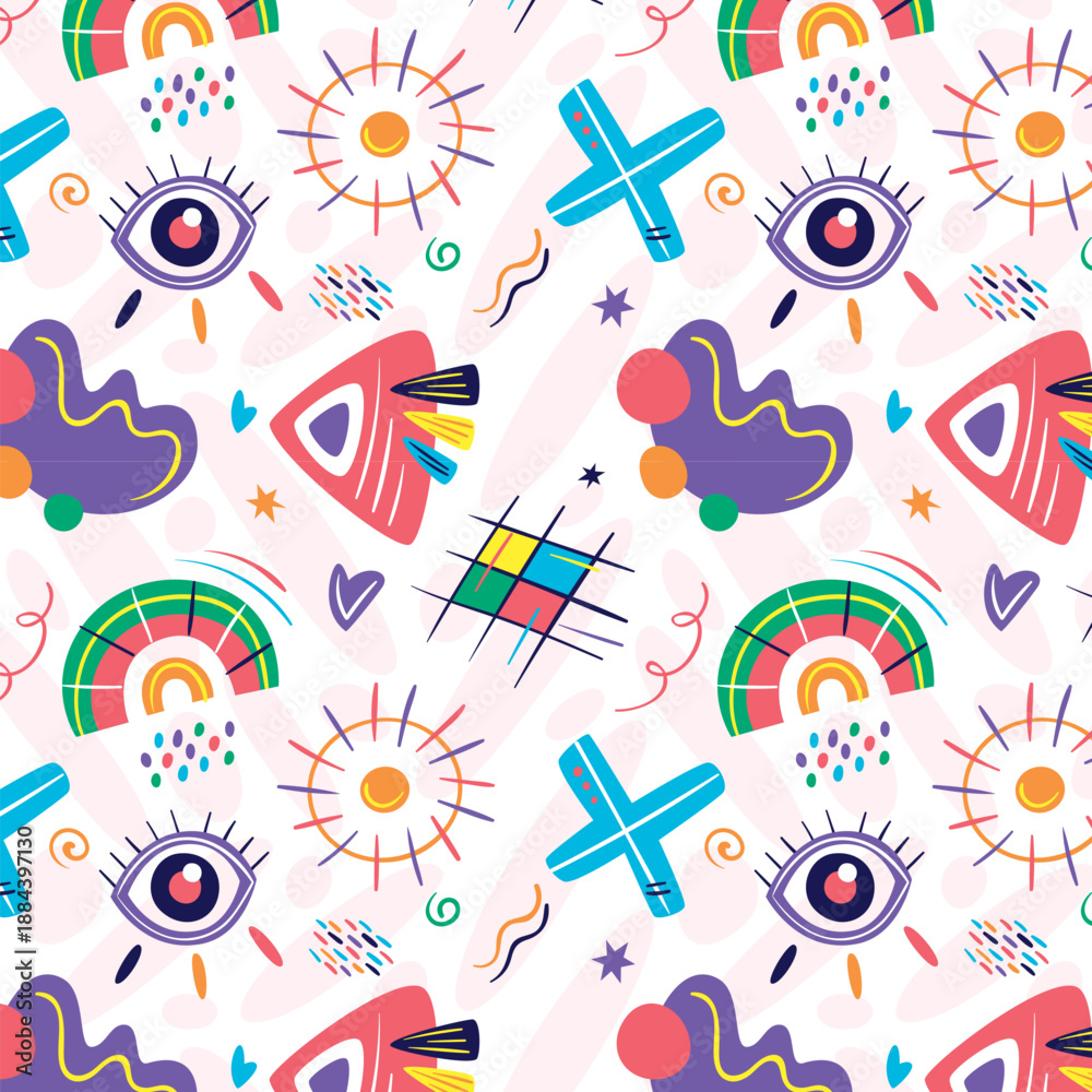 Fototapeta premium Tropical jungle leaf pattern with exotic green palm foliage vector