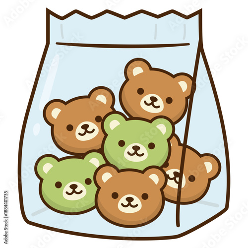 Kawaii Matcha Green Tea Dessert