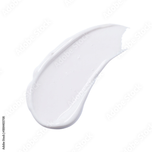 White Paint or Cream Smear Stroke Texture