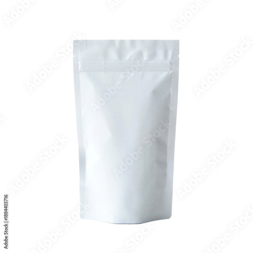 White Stand Up Pouch Packaging Mockup