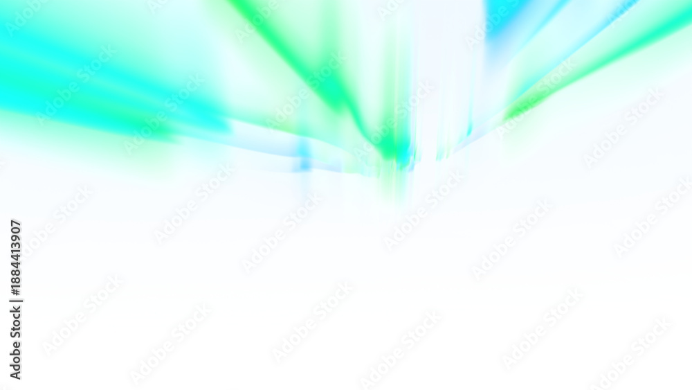 Fototapeta premium Polar Lights Spectrum effect.Aurora light glowing sine wave effect