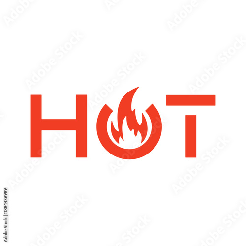 Hot fire flame product icon, Spicy product icon design