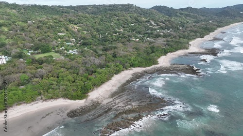 Aerial View of malpais and santa Teresa in the Nicoya Peninsula, Costa Rica