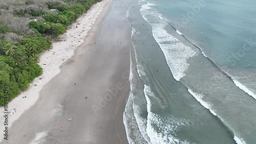 Aerial View of malpais and santa Teresa in the Nicoya Peninsula, Costa Rica