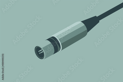 XLR Microphone Connector Cable, audio equipment concept