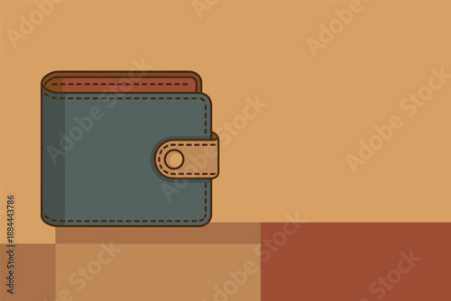 Minimalist Wallet for Personal Finance and Savings, personal finance concept