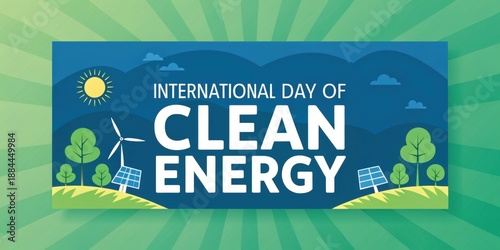 International Day of Clean Energy Banner 